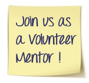 join us as a volunteer mentor